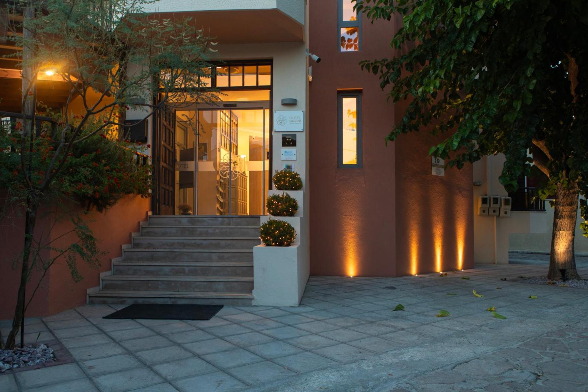 Galini Hotel Skála Eresoú Exterior foto